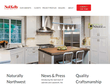 Tablet Screenshot of neilkellycabinets.com